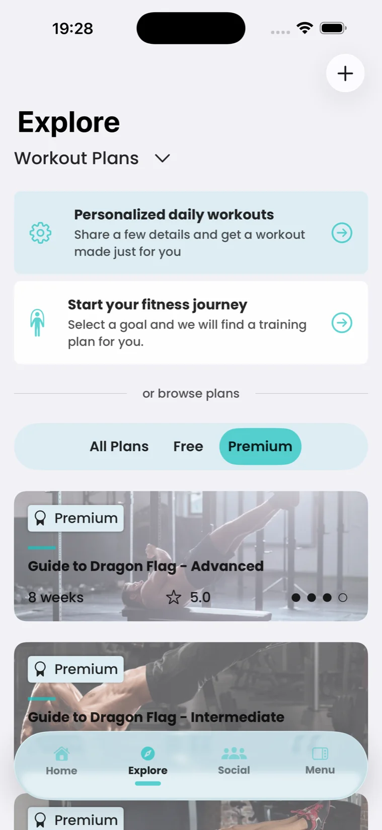 Caliverse training plans